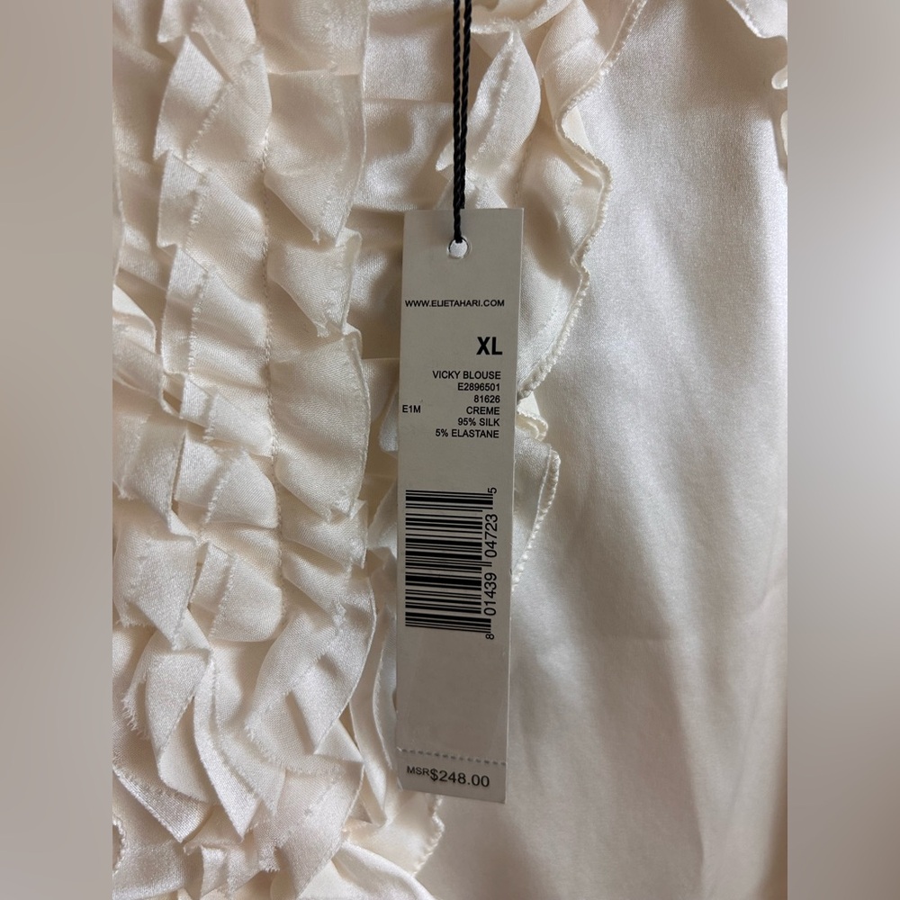 Elie Tahari Silk Blouse - Picture 2 of 6